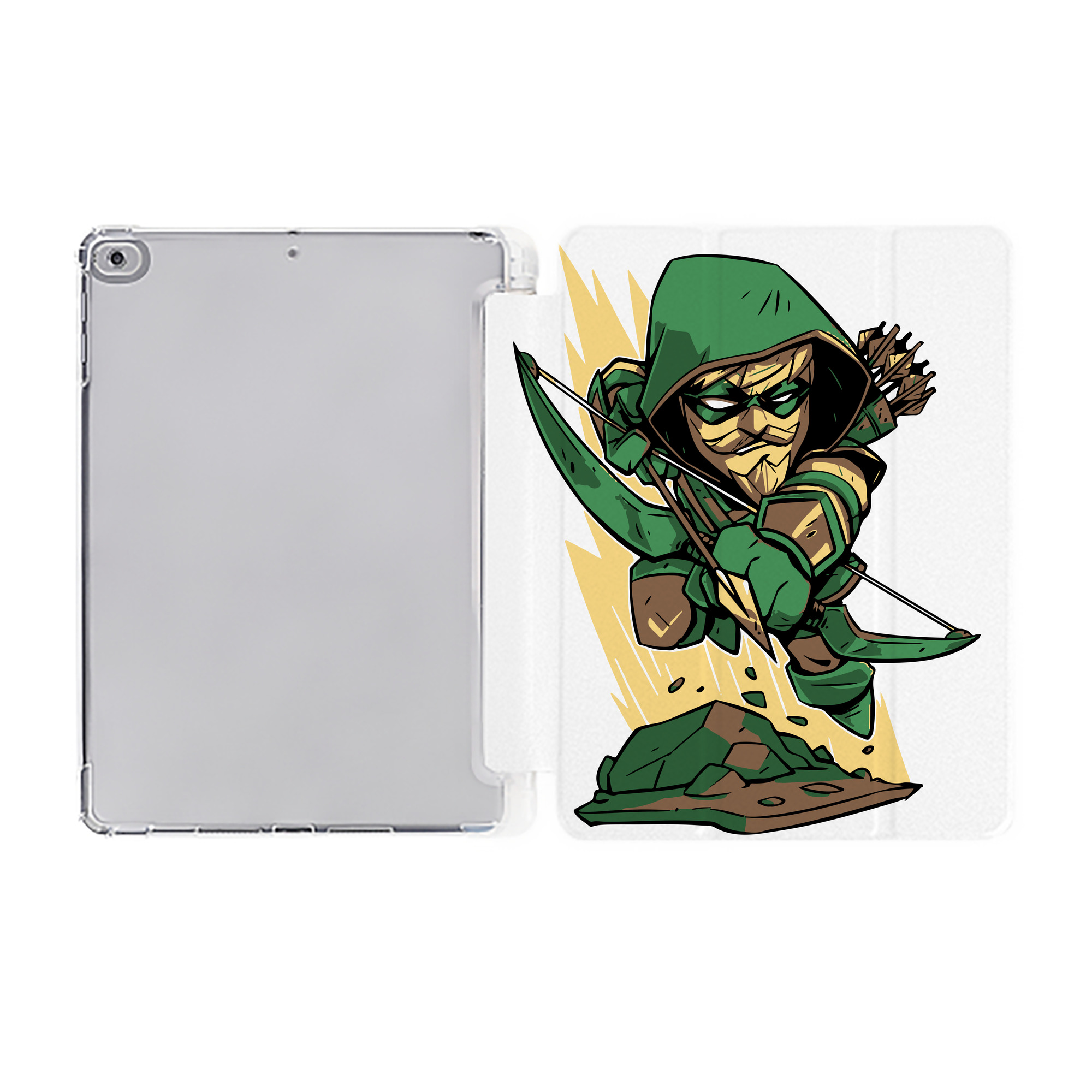（画像用） アベンジャーズ The Avengers IPad ケース ペン収納付き 三つ折りスタンド PUレザー×シリコン 対応機種9.5/10.5/10.9インチ